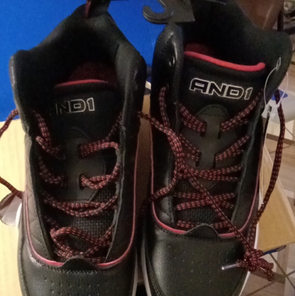 And1 Other - AND1 Athletic Basketball Shoes Streetball High Top Sneakers Men's Lace-up Black